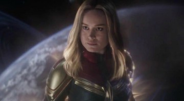 Brie Larson como Capitã Marvel (Foto: Reprodução Marvel)