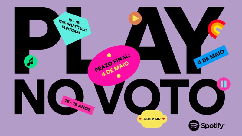 Spotify lança movimento Play no Voto, pelo engajamento de adolescentes