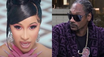 None - Cardi B no Clipe de' WAP' e Snoop Dogg (foto: reprodução/ Youtube)