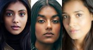 Charithra Chandran, Simone Ashley e Shelley Conn (Fotos: Reprodução/Netflix)