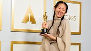 Chloé Zhao, diretora de Eternos, no Oscar 2021 (Foto: Pool/Getty Images)