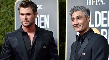 None - Chris Hemsworth e Taika Waititi (Foto: Frazer Harrison / Getty Images)