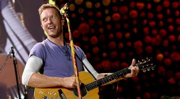 Chris Martin do Coldplay (Foto: Kevin Winter/Getty Images)