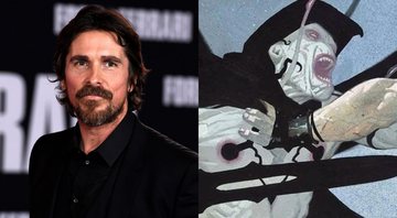 None - Christian Bale (Foto: Frazer Harrison/Getty Images) | Gorr, O Carniceiro dos Deuses (Foto: Reprodução / Marvel Comics)
