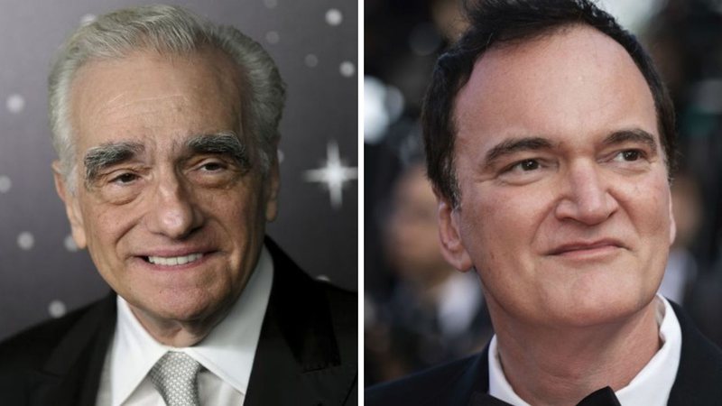 Martin Scorsese (Foto: Evan Agostini / Invision / AP) e Quentin Tarantino (Foto: Vianney Le Caer / Invision AP)