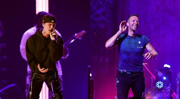 None - Justin Bieber (Foto: Rich Fury / Getty Images), Coldplay (Foto: The Wargo / Getty Images)