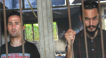 Nikan Khosravi e Arash Ilkhani da banda Confess (Foto: Divulgação)
