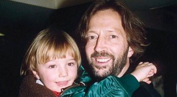 Conor e o pai, Eric Clapton (Foto: Reprodução Eric Clapton: Life in 12 Bars)