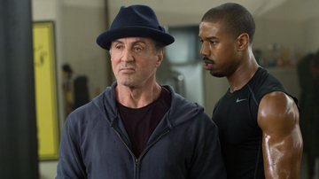 Sylvester Stallone e Michal B. Jordan em Creed (Foto: Divulgação)
