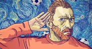 Van Gogh seria um bom goleiro? Fabrizio Pupazzaro acha que sim (Foto: Reprodução / Twitter)