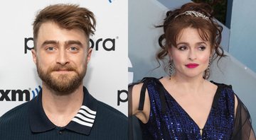 None - Daniel Radcliffe (Foto: Noam Galai/Getty Images) e Helena Bonham Carter (Foto: Leon Bennett / Getty Images)
