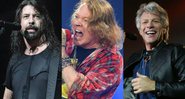 Dave Grohl (Foto: Greg Allen/AP) | Axl Rose (Foto:Mark Allan/AP) | Jon Bon Jovi (Foto: Ricardo Matsukawa/ Mercury Concerts)