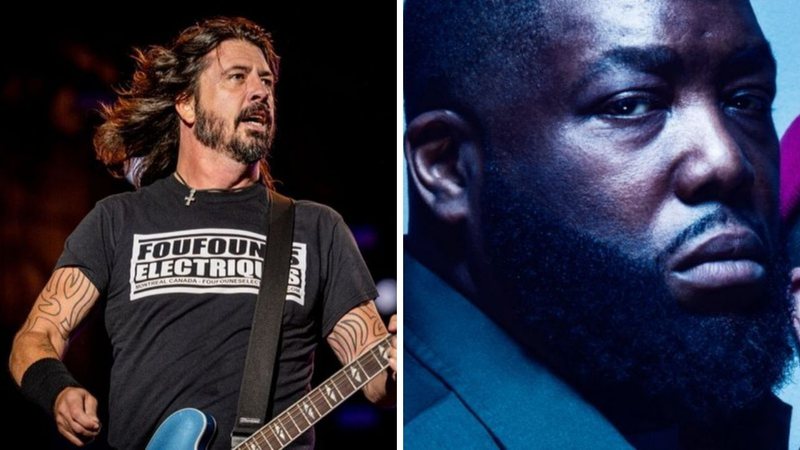 Dave Grohl do Foo Fighters (Foto: Renan Olivetti/ I Hate Flash) e Killer Mike (Foto: Timothy Saccenti/Divulgação)