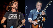 Dave Grohl  (Foto: Renan Olivetti/ I Hate Flash)/ Bruce Springsteen (Foto: Brad Barket/Invision/AP)
