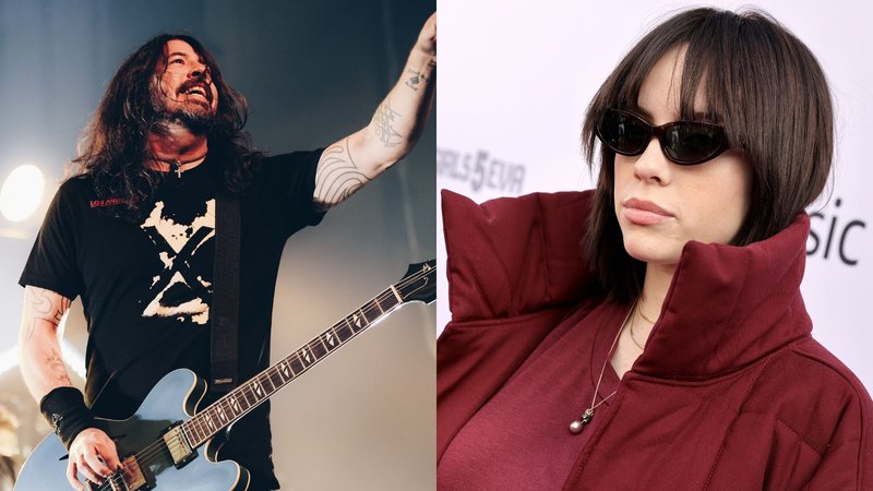 Dave Grohl (Foto: Rick Fury / Getty Images), Billie Eilish (Foto: Kevin Winter / Getty Images)