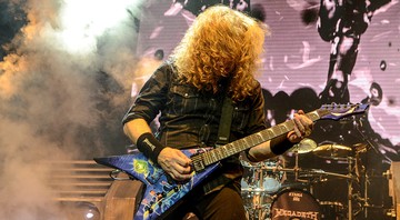 None - Dave Mustaine, vocalista e guitarrista do Megadeth (Foto: Leandro Anhelli)