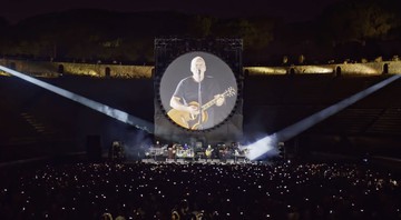 None - David Gilmour ao vivo em Pompeia (Foto: Reprodução)