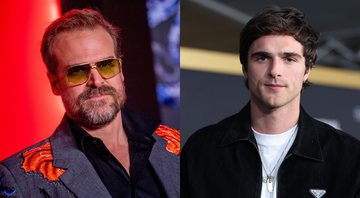 None - David Harbour (Foto: Roy Rochlin / Getty Images) e Jacob Elordi (Foto: Amy Sussman / Getty Images)