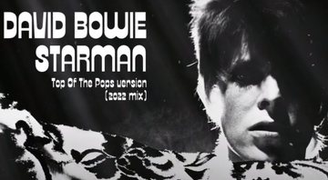 None - Arte oficial de David Bowie – 'Starman (Top Of The Pops Version, 2022 Mix)' (Reprodução)
