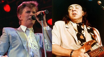 David Bowie e Stevie Ray Vaughan (Foto: Ap Images - Lisa Davis)