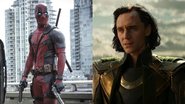 Deadpool (Foto: Divulgação) e Tom Hiddleston em Loki (Foto: Reprodução via IMDb)