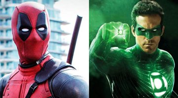 None - Ryan Reynolds como Deadpool e como Lanterna Verde (foto: reprodução Fox/ Warner)