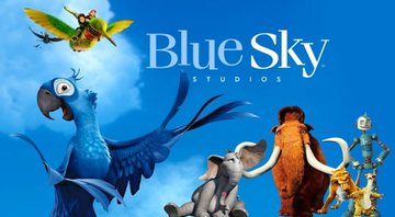Logo e personagens da Blue Sky Studios (Foto: Reprodução)