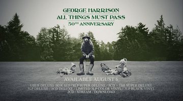 Divulgação para os 50 anos de All Things Must Pass, de George Harrison (Foto: Reprodução / site Beatles)