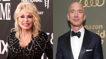 Dolly Parton e Jeff Bezos (Fotos: Getty Images)