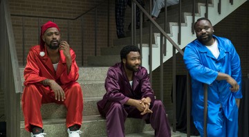 None - Donald Glover, Brian Tyree Henry e Lakeith Stanfield (Foto: Guy Dalema FX Networks)
