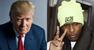 Donald Trump e A$AP Rocky (Foto 1: Mark Seliger e Foto 2: Chris Pizzello/Invision/AP)