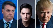 Bolsonaro, Felipe Neto e Donald Trump (Foto 1:  Andressa Anholete, Getty Images; Foto 2: Reprodução / Instagram e Foto 3: Mark Seliger)