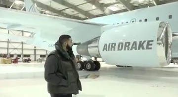 None - Drake e seu avião particular (Foto:Reprodução)