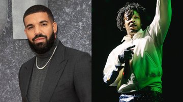 Drake (Foto: Getty Images) e 21 Savage (Foto: Matt Winkelmeyer/ Equipe)