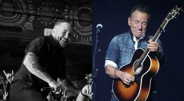 None - Ken Casey, baixista do Dropkick Murphys (Foto: Reprodução / Instagram) e Bruce Springsteen (Foto: Brad Barket/Invision/AP)