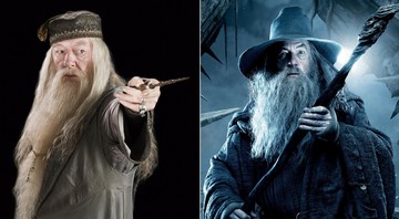 None - Dumbledore e Gandalf (Fotos: Reprodução)