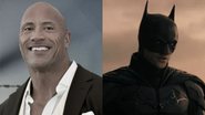 Dwayne "The Rock" Johnson (Foto: Richard Shotwell/Invision/AP) e Robert Pattinson como Batman (Foto: Reprodução / Warner)