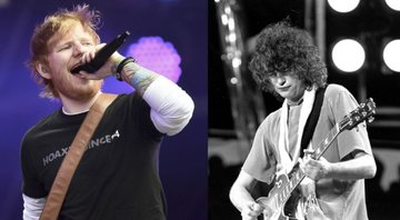 Ed Sheeran e Led Zeppelin (Foto: AP)
