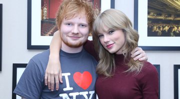 Ed Sheeran e Taylor Swift (Foto: Anna Webber/Getty Images for Atlantic Records)