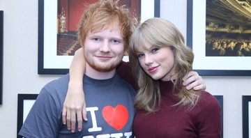 None - Ed Sheeran e Taylor Swift (Foto: Anna Webber / Getty Images)