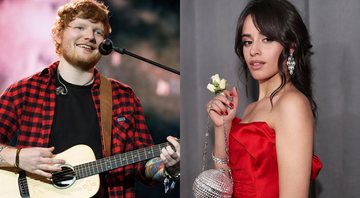None - Ed Sheeran (Foto: Ian Gavan/Getty Images) e Camila Cabello (Foto:  Christopher Polk/Getty Images)