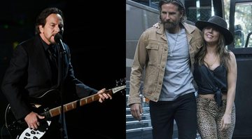 None - Eddie Vedder / Bradley Cooper e Lady Gaga em Nasce uma Estrela (foto: reprodução/ Getty Images - Kevin Winter)