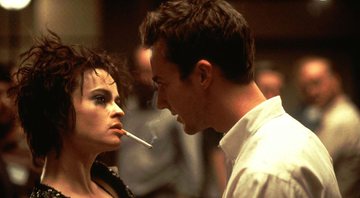 None - Helena Bonham Carter e Edward Norton em Clube da Luta (Foto:Reprodução/20th Century Fox)