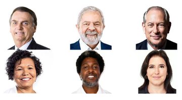 Candidatos à presidência do Brasil em 2022 (Foto: Divulgação)