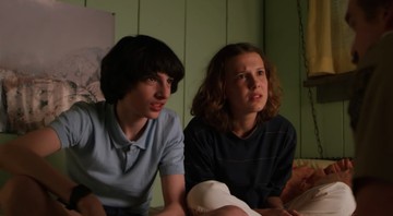 Eleven e Mike em Stranger Things (Foto:Reprodução)