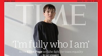 None - Elliot Page na capa da TIME (Foto: Reprodução)