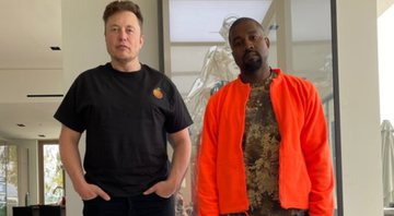 None - Elon Musk e Kanye West (Foto: Reprodução/Twitter)