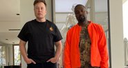 Elon Musk e Kanye West (Foto: Reprodução/Twitter)