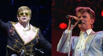 None - Elton John (Greg Allen / Invision / AP) e David Bowie (Foto: AP)