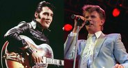 Montagem com Elvis Presley (Foto: NBC) e David Bowie (Foto: AP)